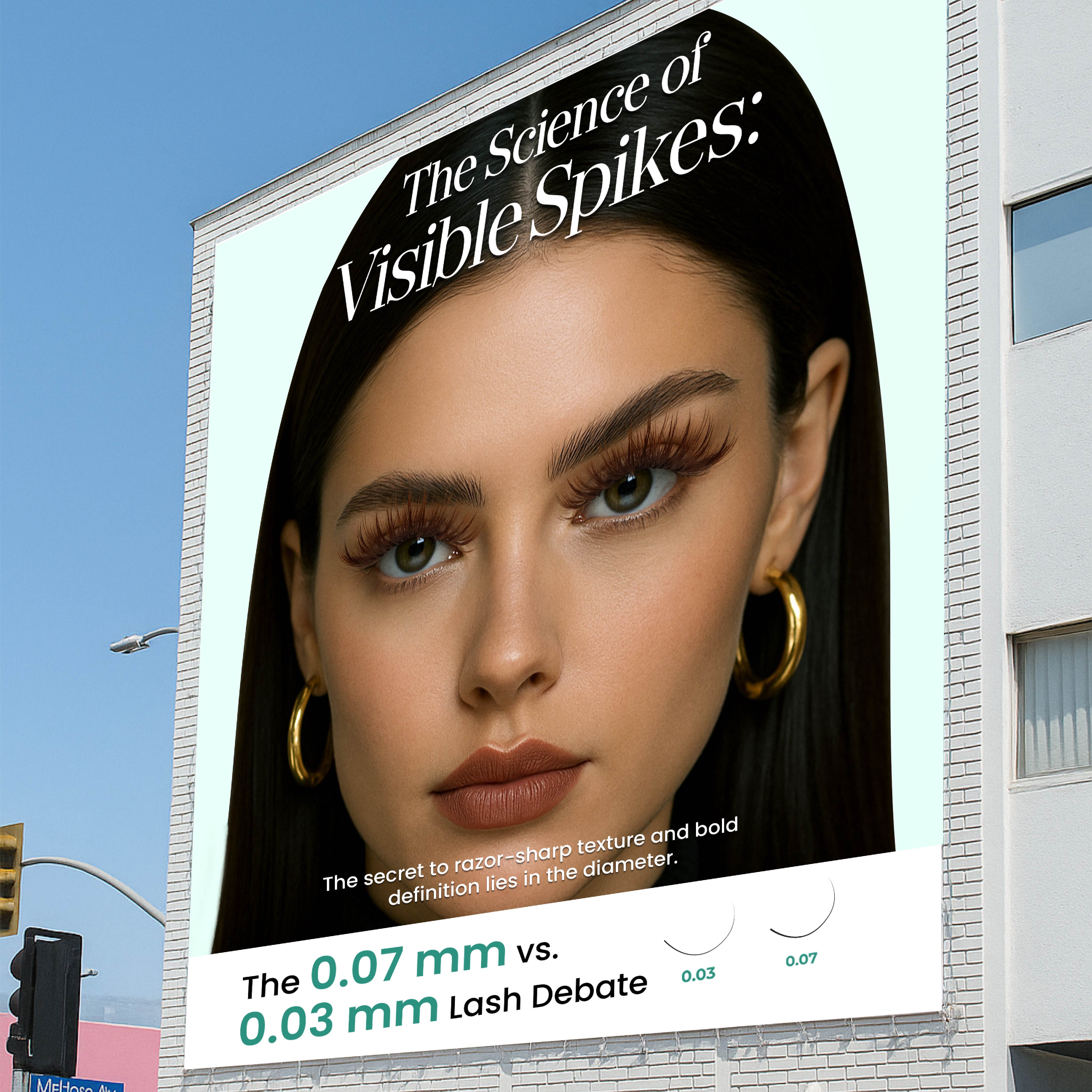 0.07 mm vs 0.03 mm Lash Extensions: The Science Behind Perfect Spikes