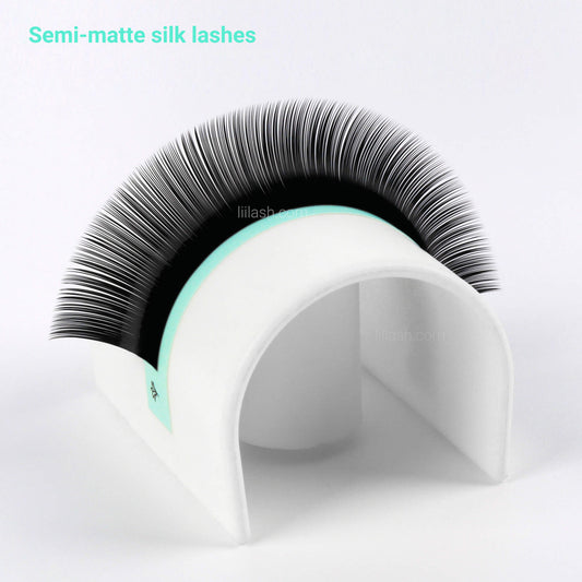Everything about Semi-Matte Silk Lash Extensions