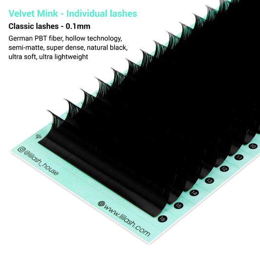 Velvet Mink - Classic Lashes - 0.1mm