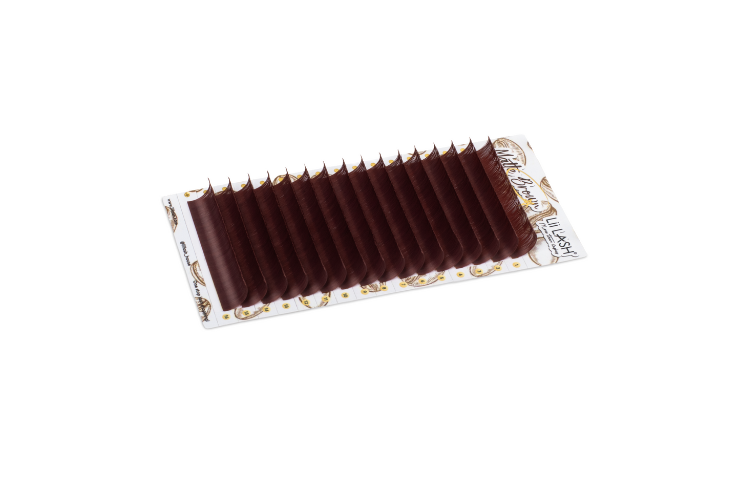 Matte Brown Lashes - Faded Mahogany