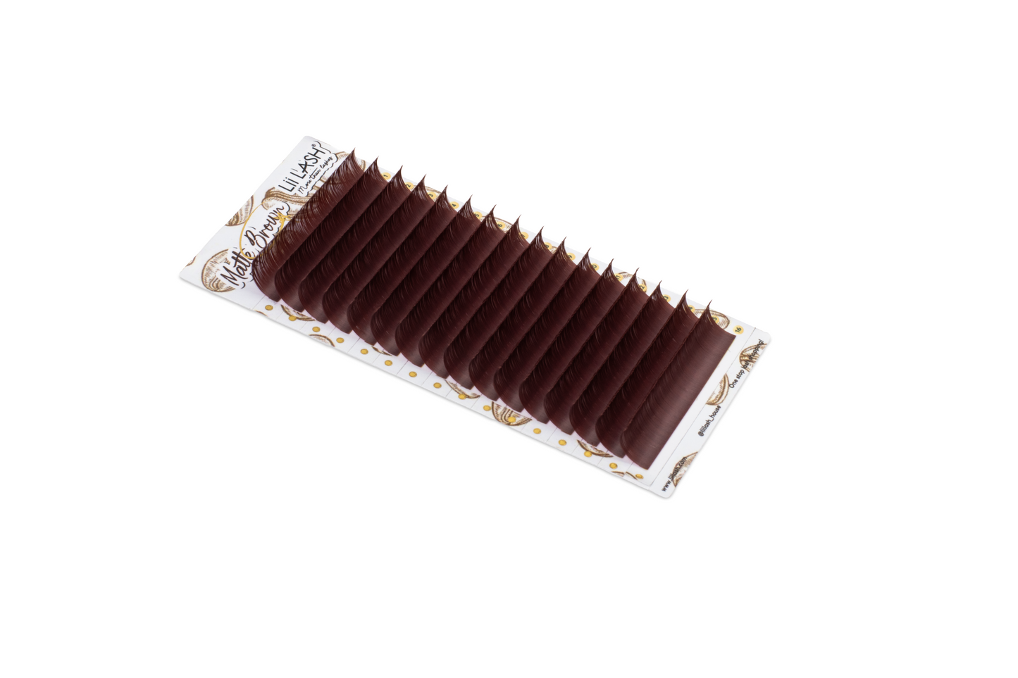Matte Brown Lashes - Faded Mahogany