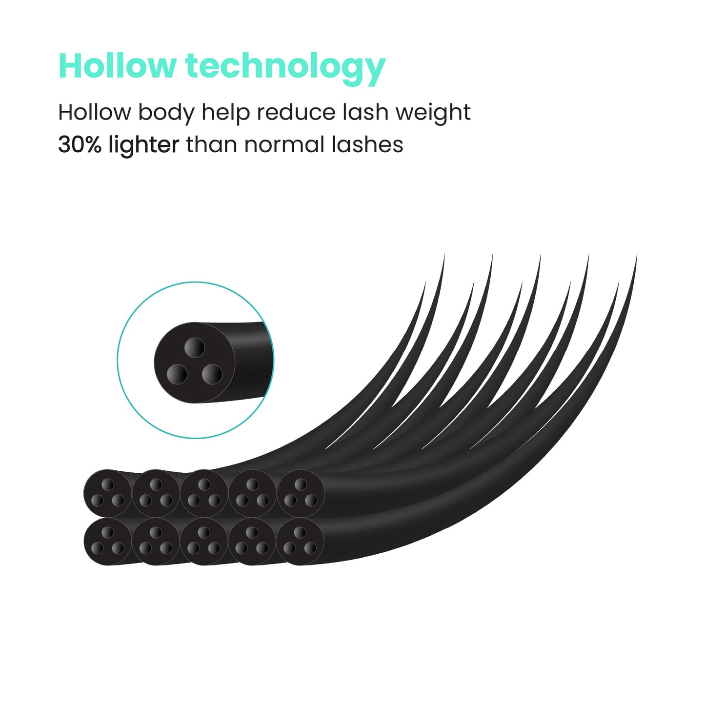 Double-layerd-colored-lashes-0.05mm-hollow-technology