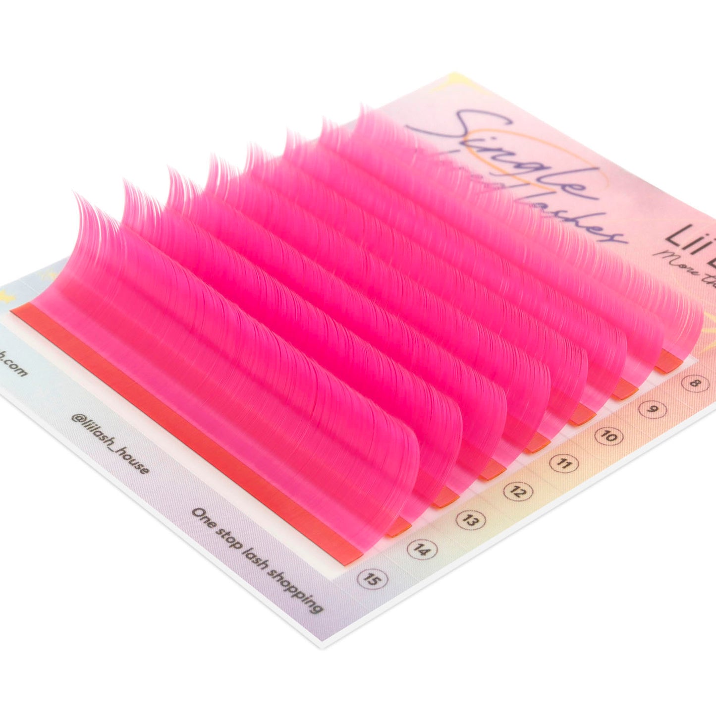 Hot-Pink-Colored-Lashes-0.05mm-Cruelty-free-High-premium-Korean-PBT-fiber-