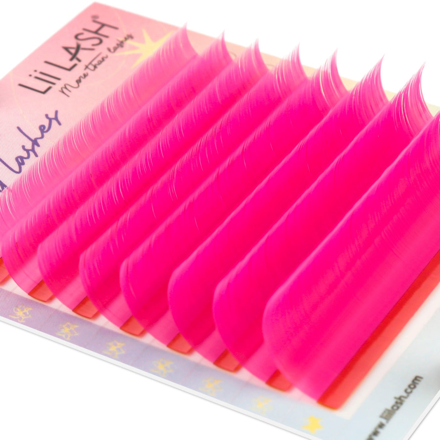 Hot-Pink-Colored-Lashes-0.07mm-super-dense-