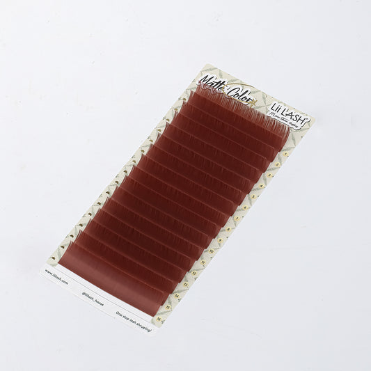 Matte Colored Lashes - Berry Knit