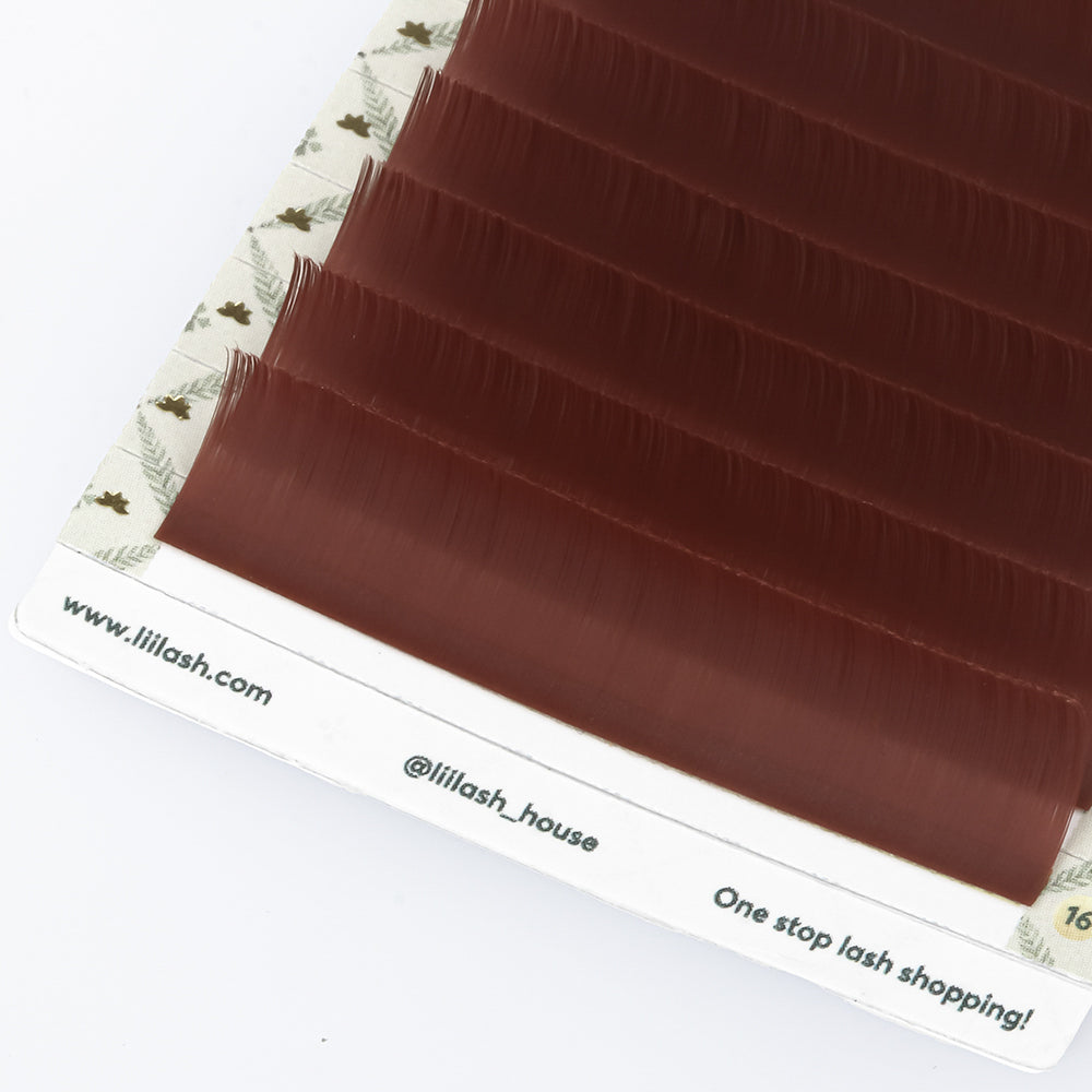 Matte Colored Lashes - Berry Knit