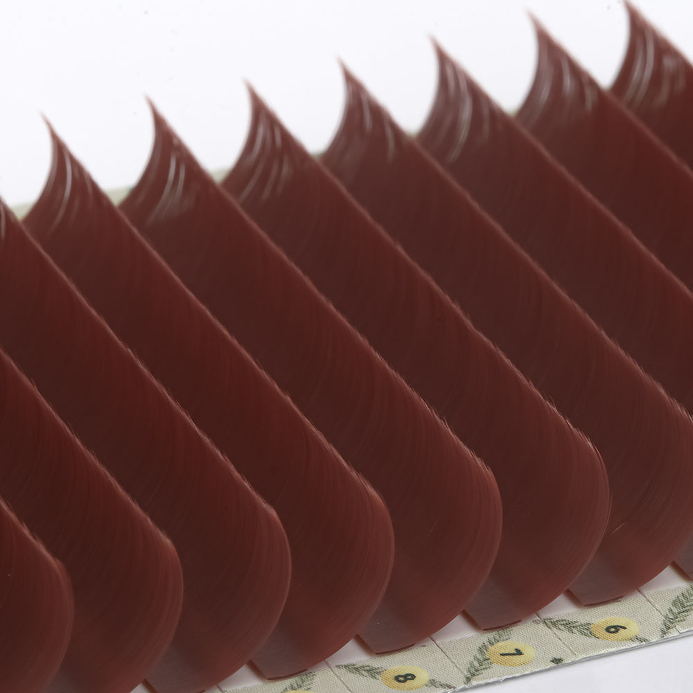 Matte Colored Lashes - Berry Knit