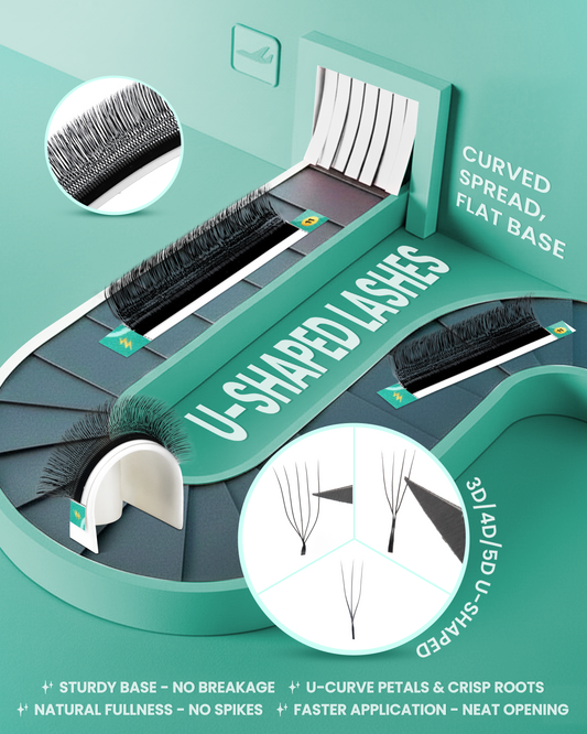 U-Shaped Lash Extensions