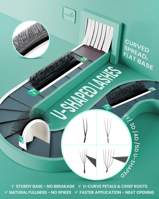 U-Shaped Lash Extensions