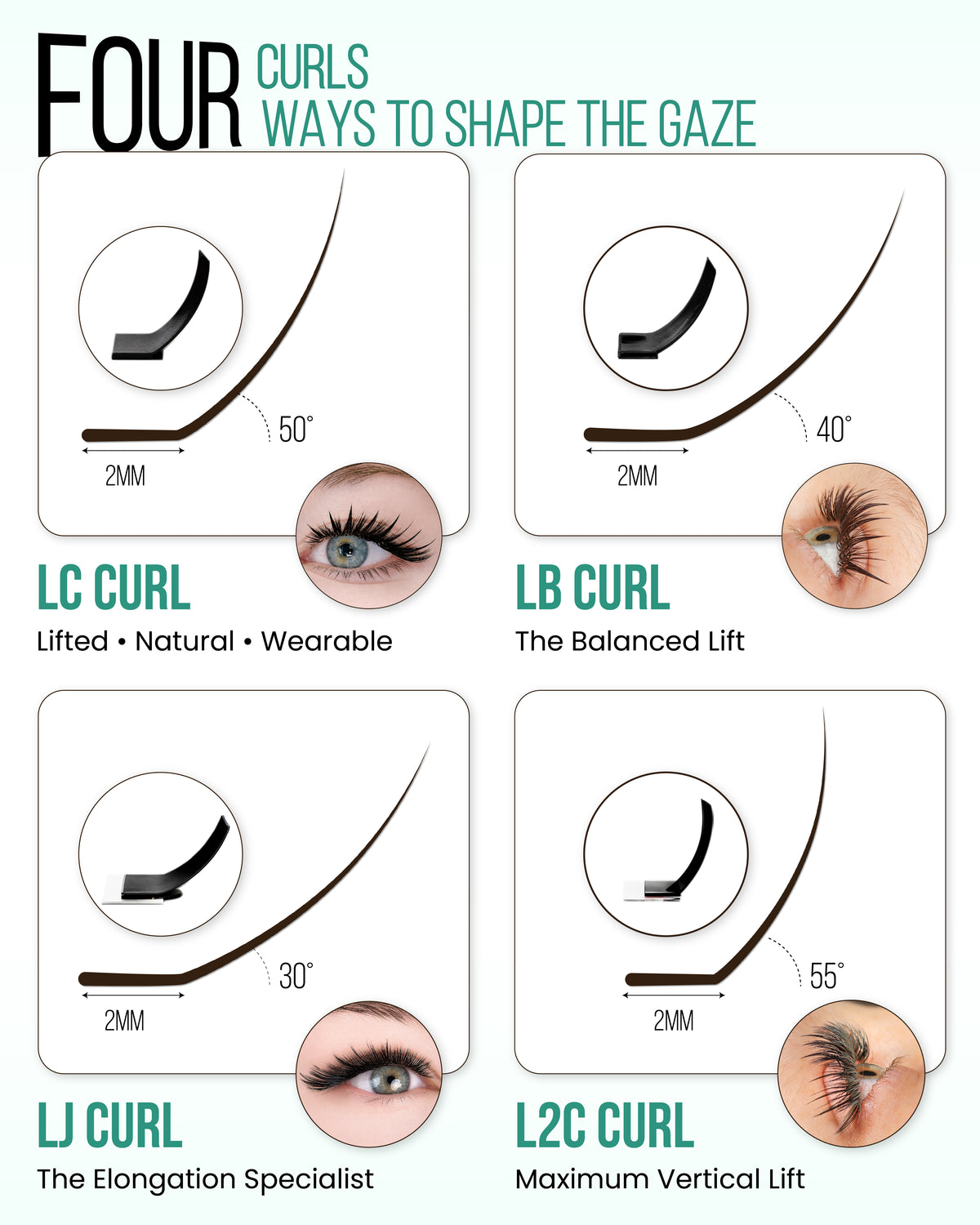 Lii Lash Special Curl Colored Lashes