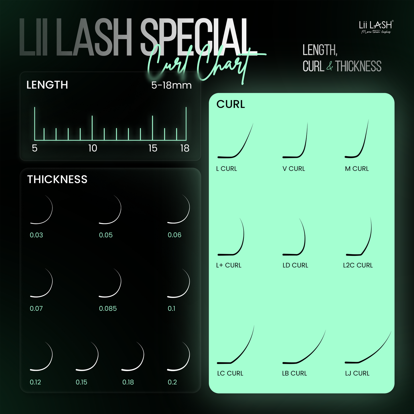 Lii Lash Special Curl Lash Extensions