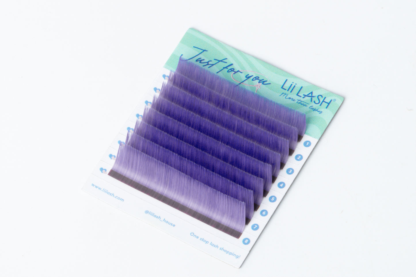 Matte Colored Lashes - Amethyst