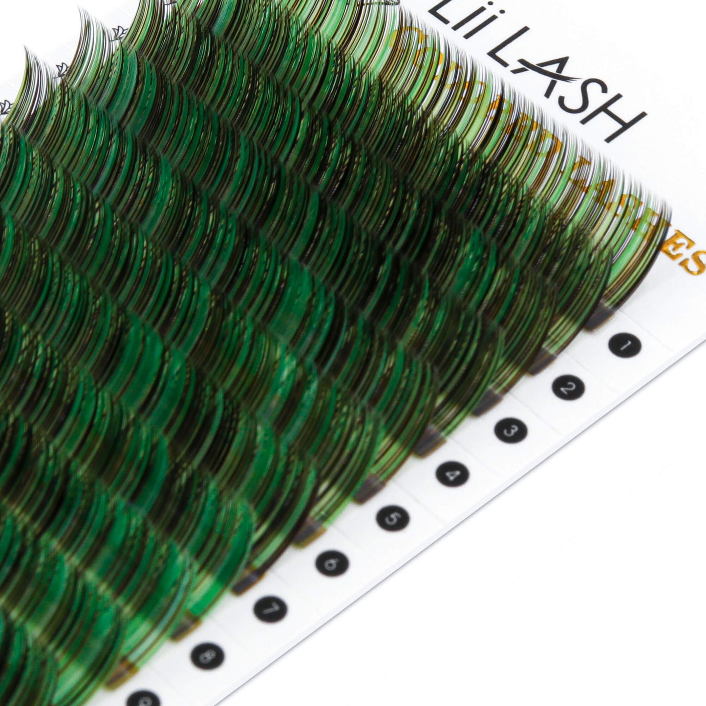 Multi Colored - Green Limes  Lashes - 0.07mm - 16lines - colored lashes extensions