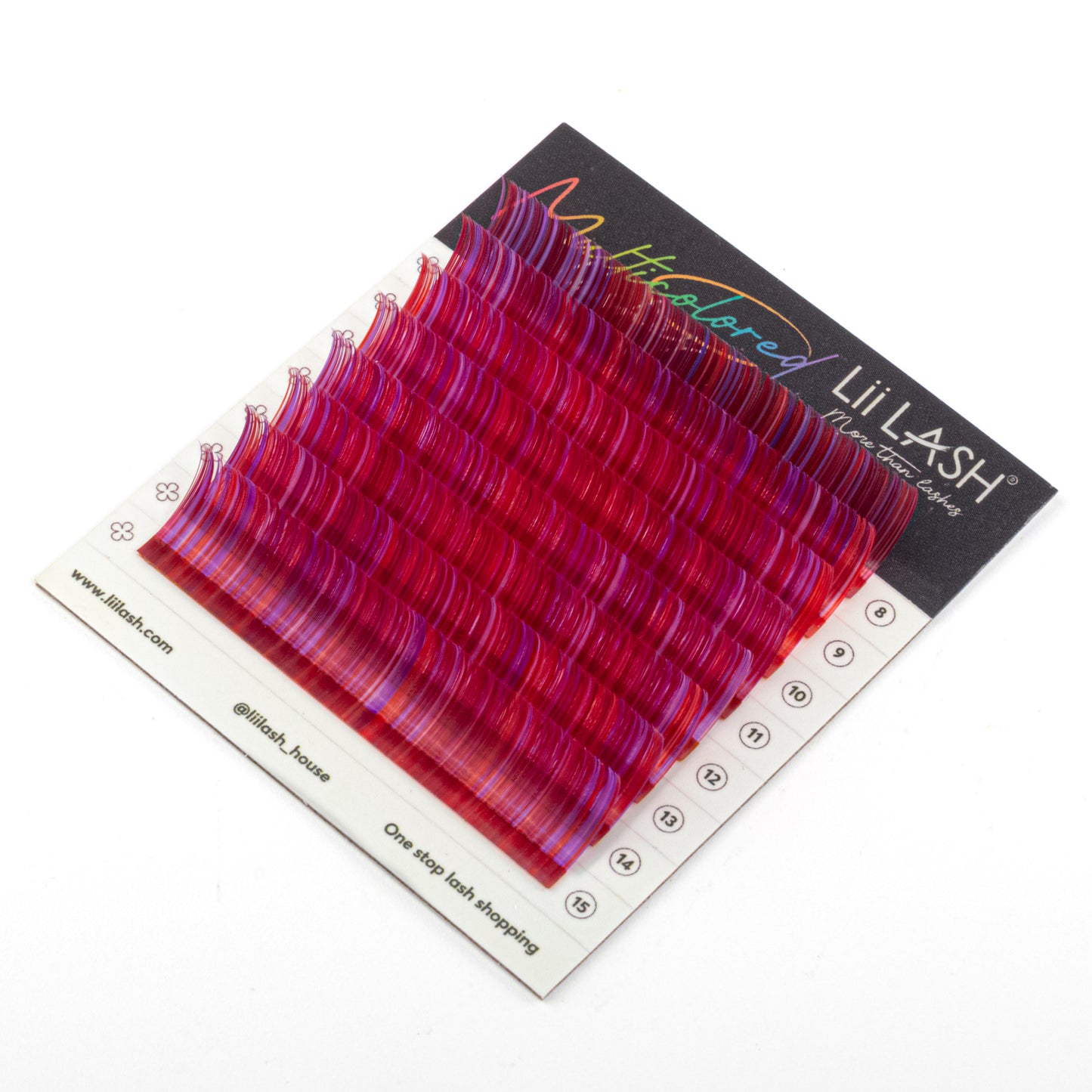 Multicolored - Sweet Rasberry Lashes - 0.07mm