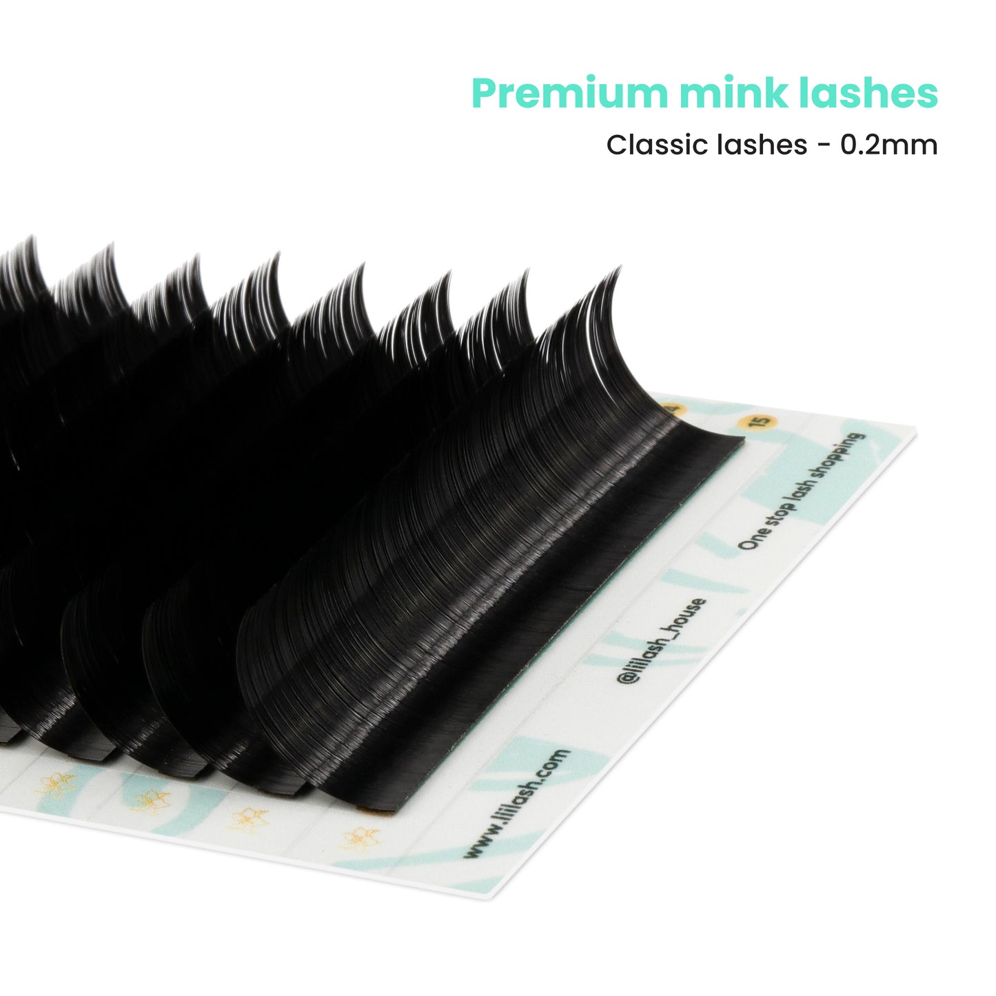 Premium Mink classic lashes 0.2mm