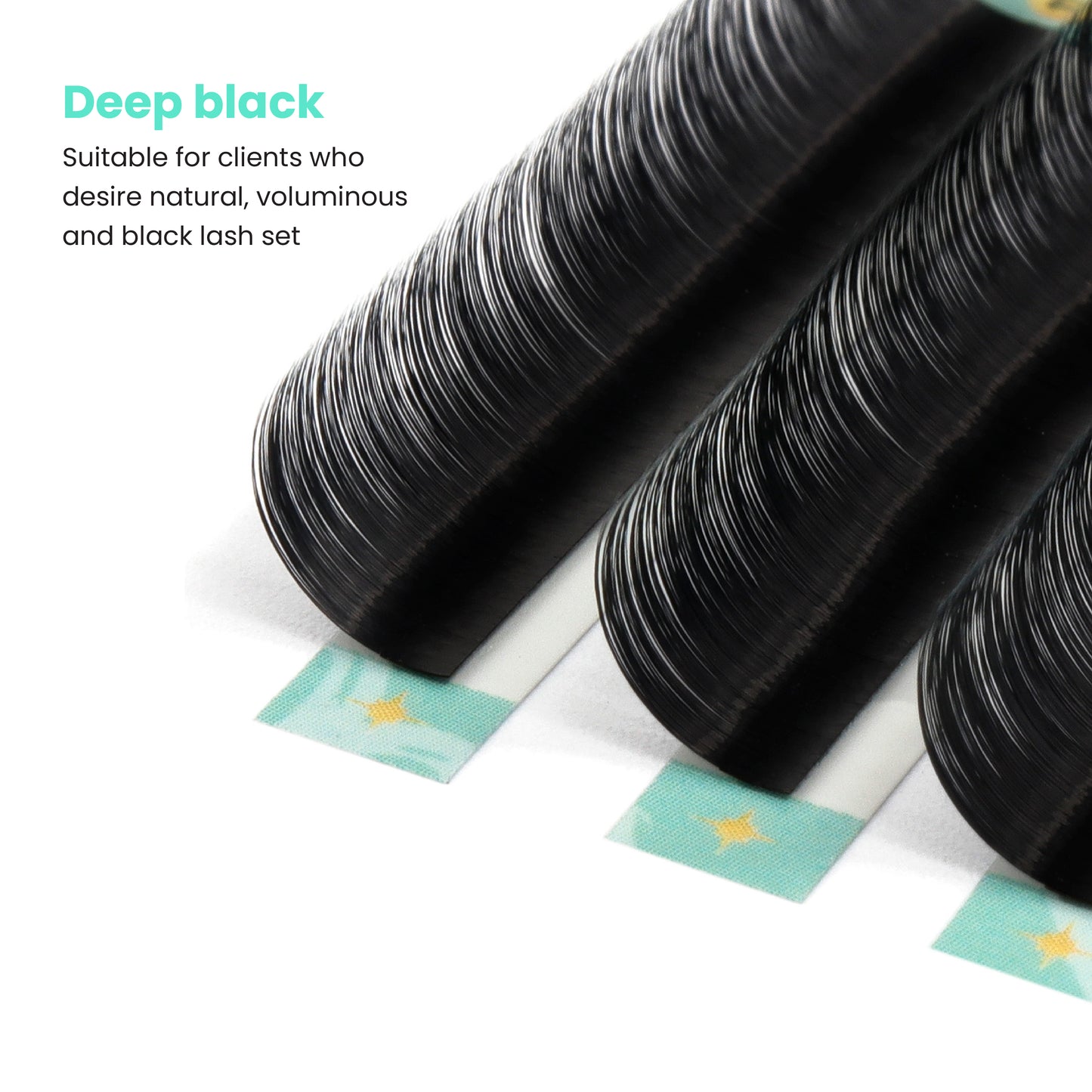 Premium Mink - mega volume Lashes - deep black -wholesale Premium lash extension manufacturer & retailer
