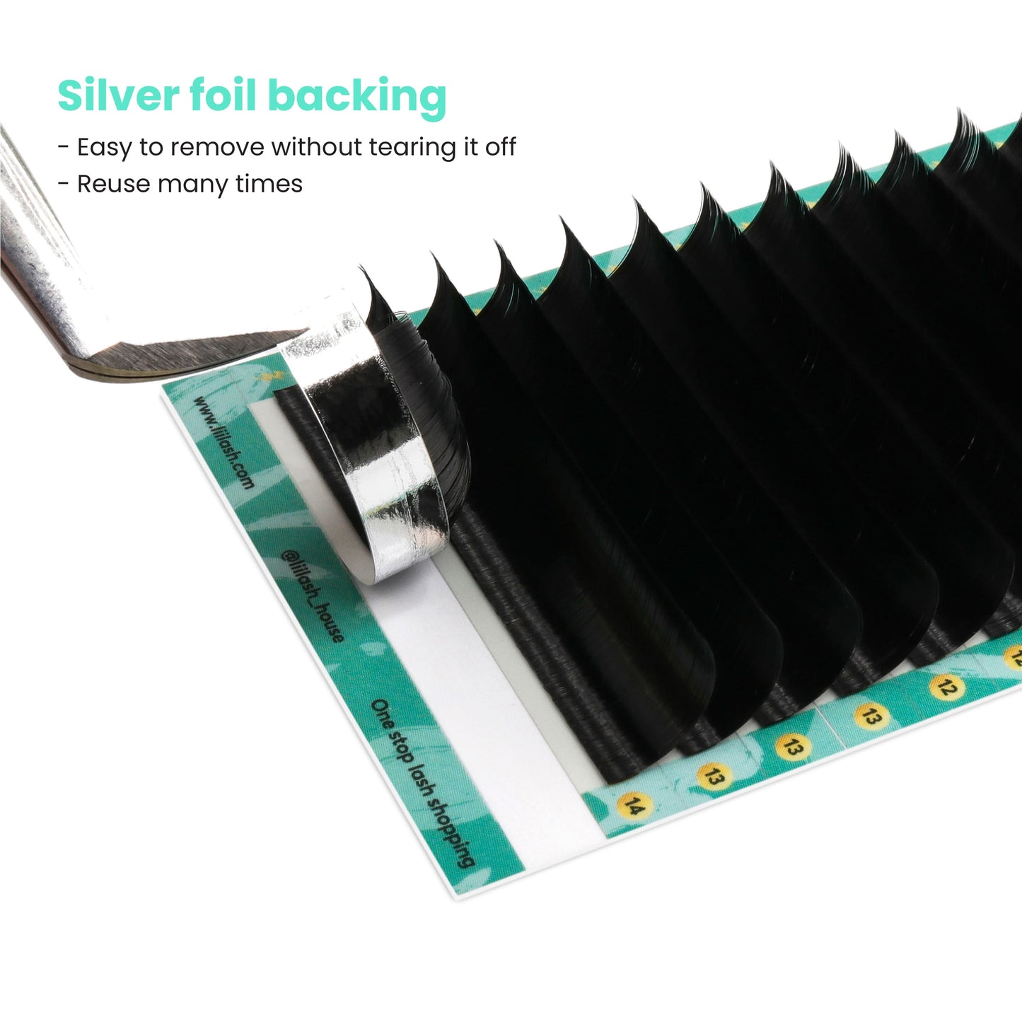 Premium-mink-volume-lashes-0.07mm-Silver-foil-backing