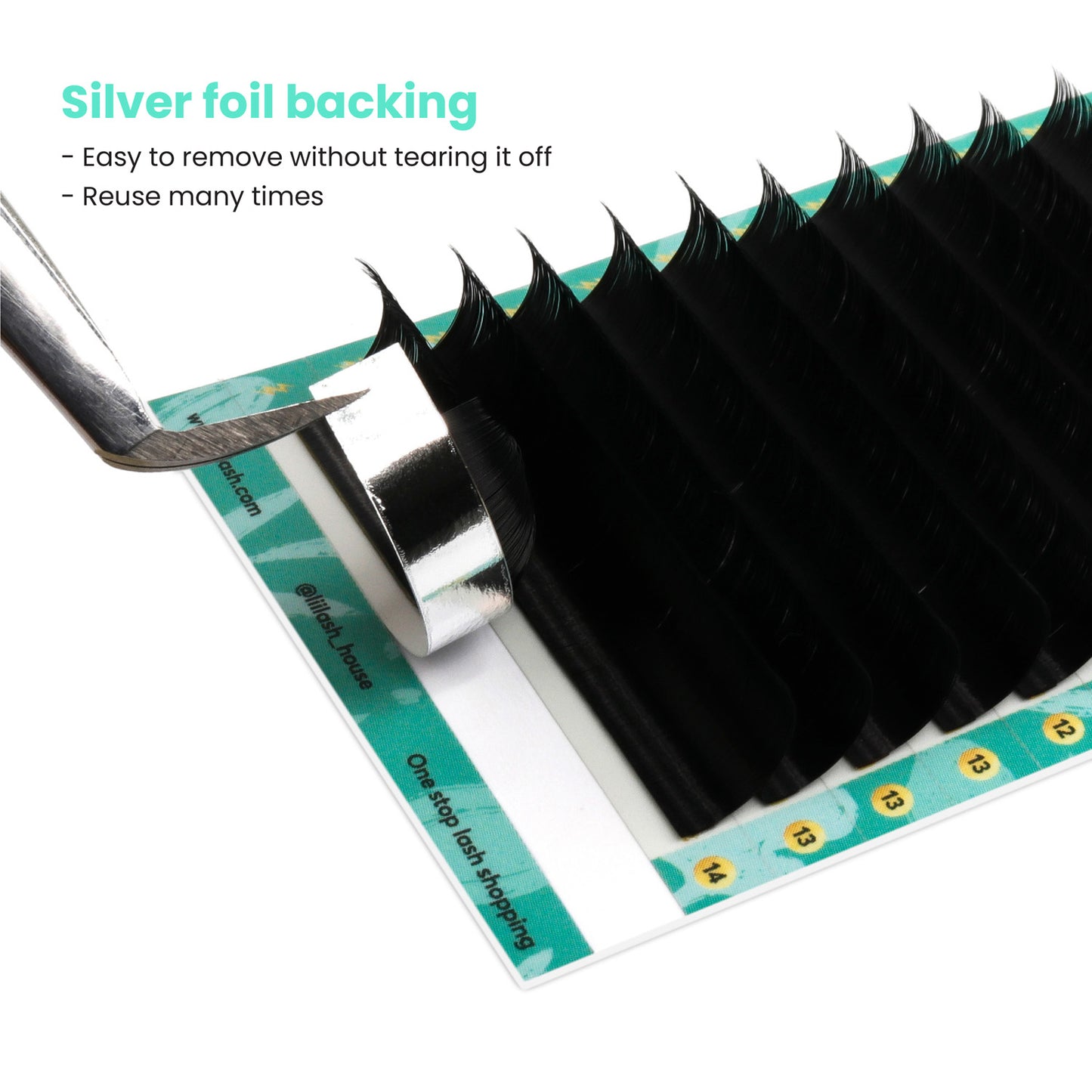 Super-Mink-volume-lashes-0.07mm-Silver-foil-backing