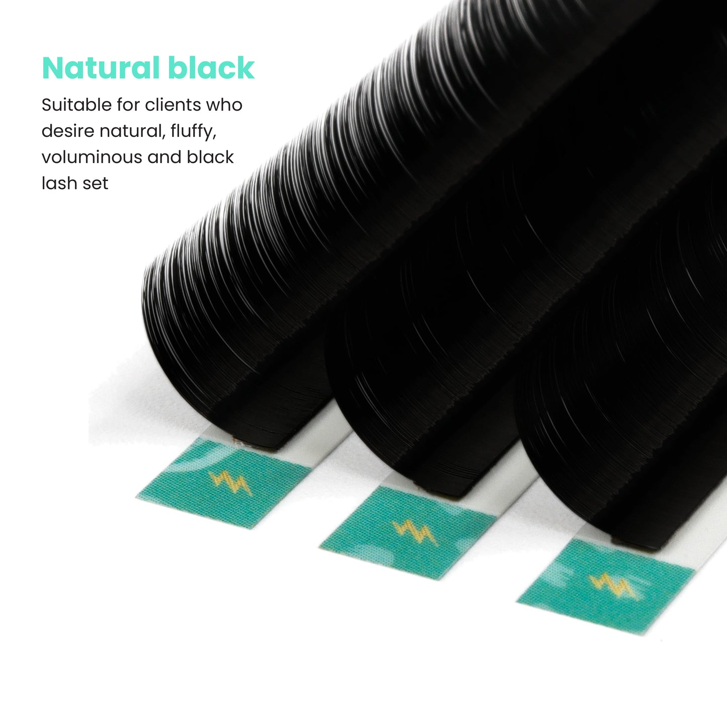 Velvet Mink - Volume Lashes - Natural black -wholesale Velvet lash extension manufacturer & retailer