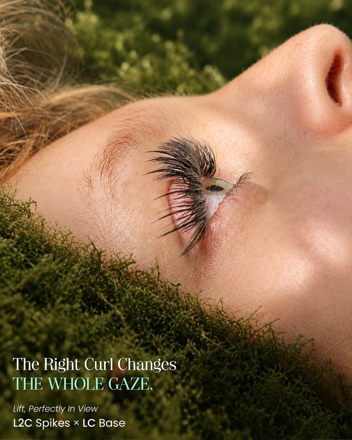Matte Colored Lashes - Velvet Moss