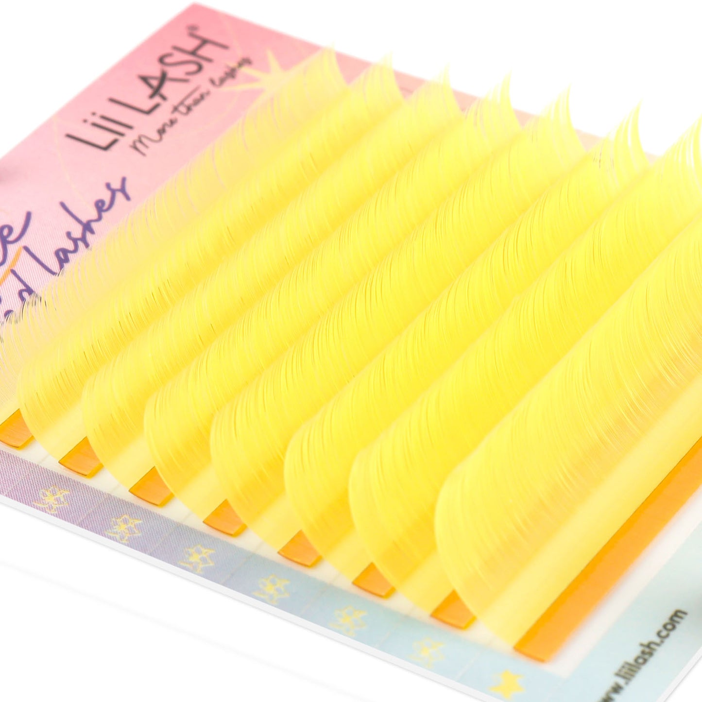 Yellow-Colored-Lashes-0.05mm-super-dense-