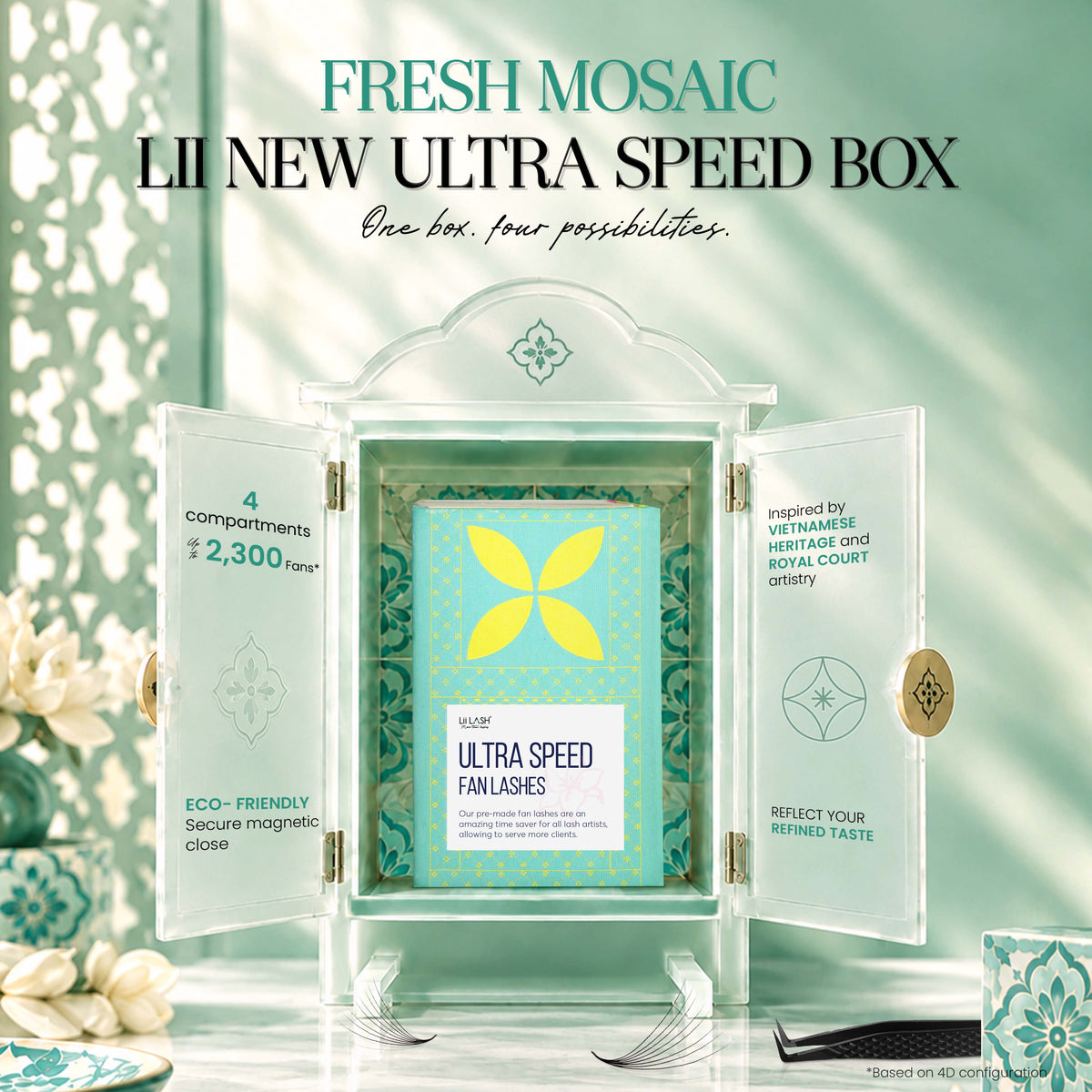 Ultra Speed Fan Lashes – Fresh Mosaic Box