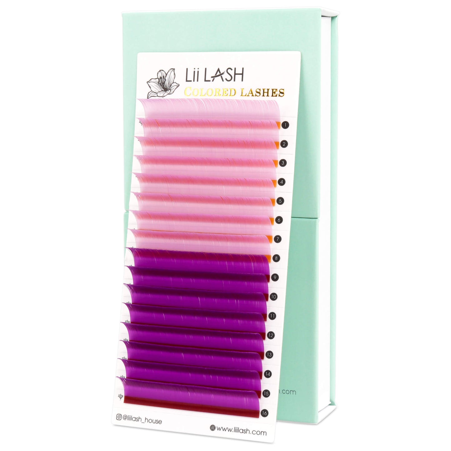 colored false eyelashes 0.07mm