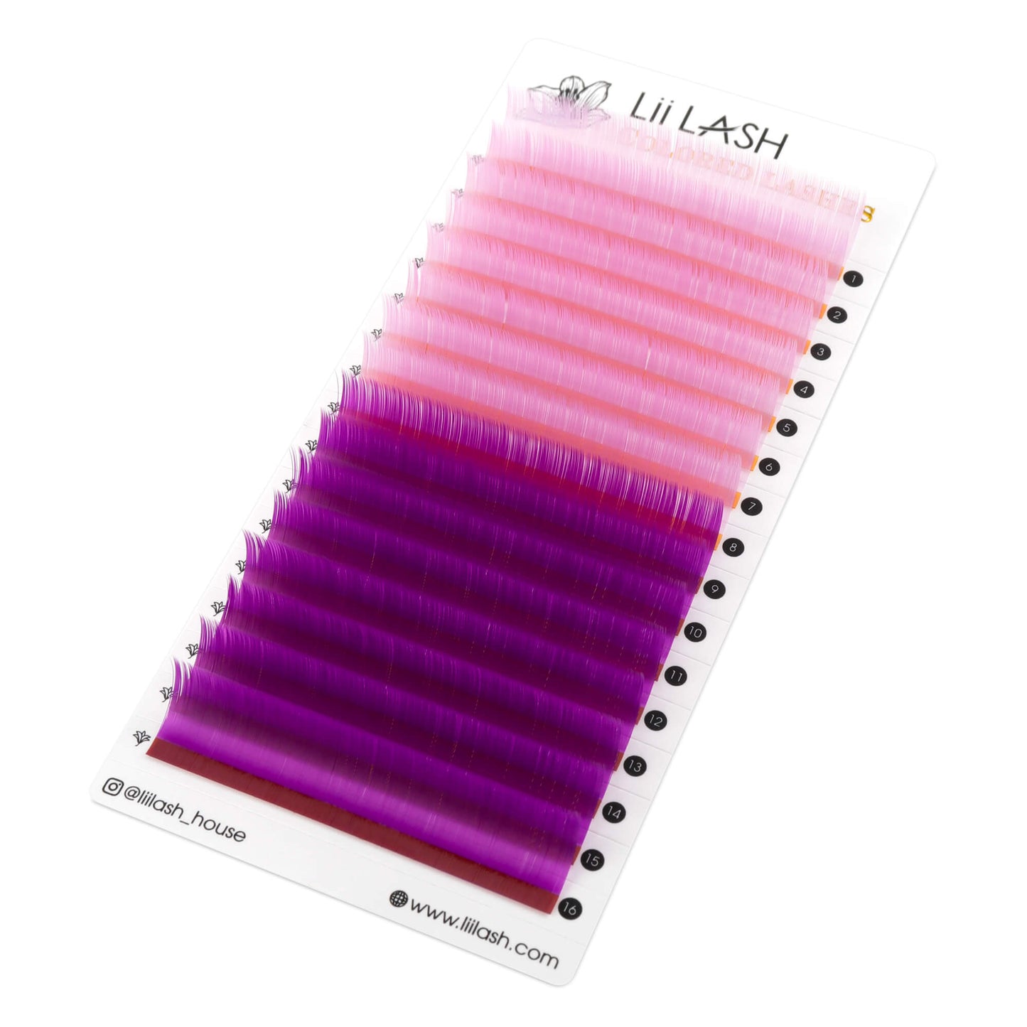 colored false eyelashes 0.07mm