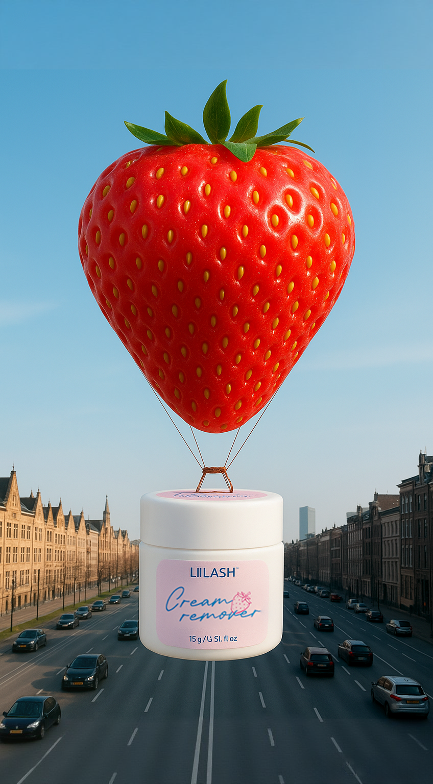 Strawberry cream remover