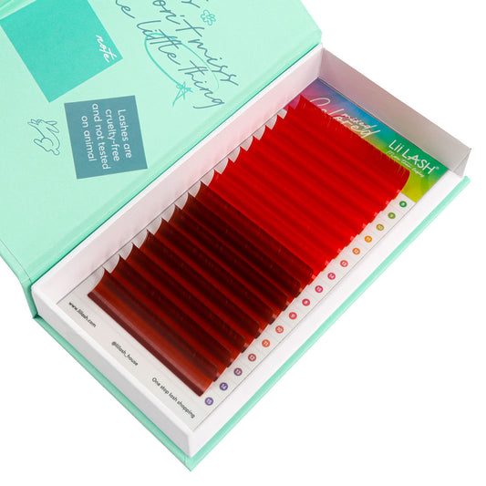 mixed-colored-Red-Wine-lashes-0.07mm