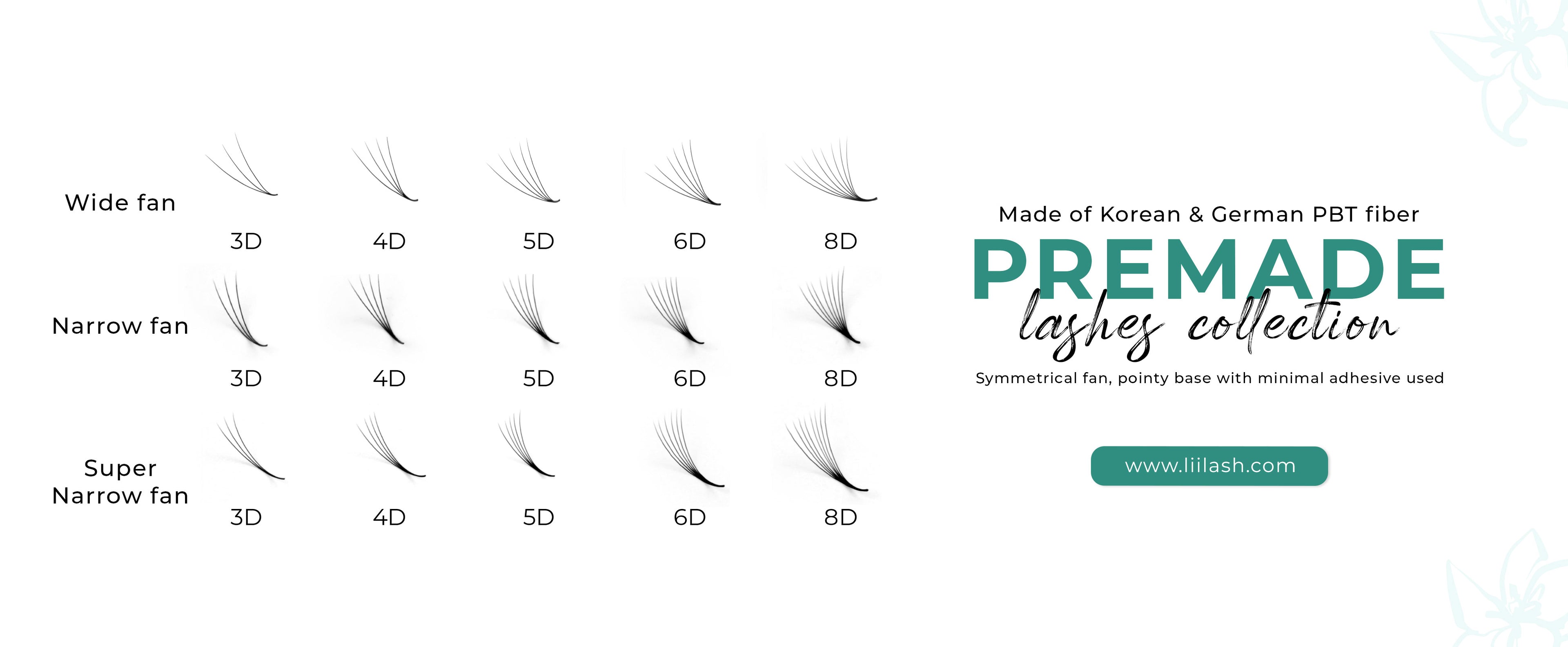 premade fan lashes